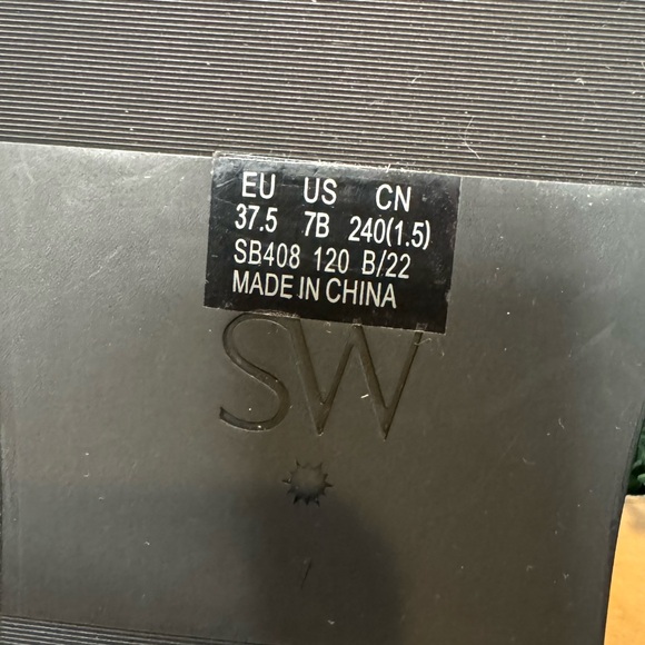 NWT Stuart Weitzman Summerlift Pearl Platform Ankle Strap Sandals Size 7 - Picture 12 of 12